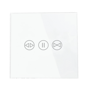 tuya/smart life smart wifi curtain switch, touch wall switch for electric roller shutter
