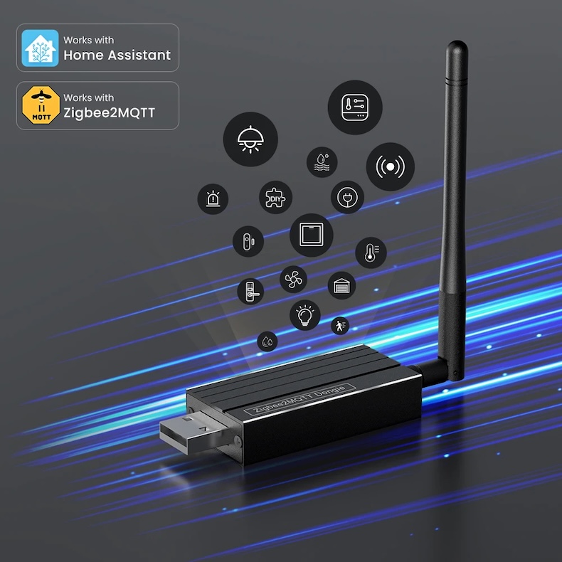 universal zigbee 3.0 usb dongle 400m range for home assistant & open‑source platforms