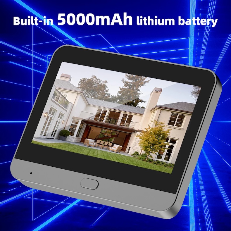 4.3‑inch wireless video doorbell 1080p camera ip66 waterproof (copy)