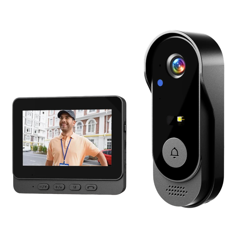 4.3‑inch wireless video doorbell 1080p camera ip66 waterproof 4.3‑inch wireless video doorbell 1080p camera ip66 waterproof