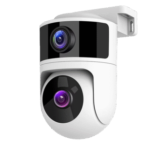 8mp dual lens outdoor wifi camera onvif, tuya/alexa/google assistant, color night vision, waterproof