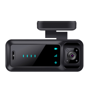 4g dual channel vehicle dash cam with gps tracking microwave radar detection