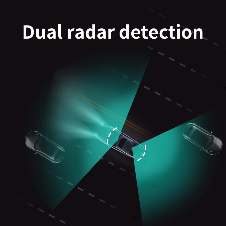 4g dual channel vehicle dash cam with gps tracking microwave radar detection