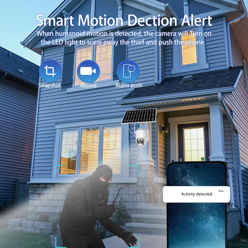 solar powered 4g security camera with 10× zoom & full color night vision (copy)