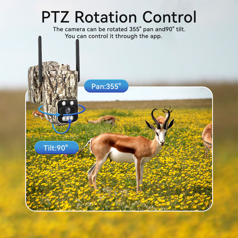 solar powered 4g security camera with 10× zoom & full color night vision (copy)