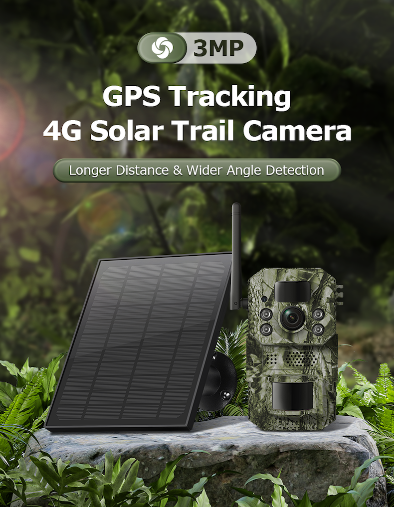 4g solar trail camera 14mp, 2k live video, ai detection, two way audio (copy)