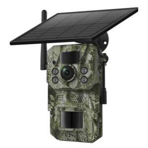 dual pir solar trail camera full color night vision, 5w solar, ai animal recognition, gps optional