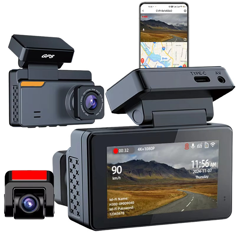 4k dual dash cam – sony imx678pl gps wi‑fi 1080p rear camera & night vision 4k dual dash cam – sony imx678pl gps wi‑fi 1080p rear camera & night vision