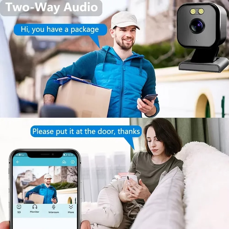 4mp wifi indoor pt camera tuya smart home ai auto tracking c23 (copy)