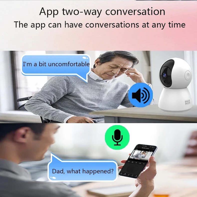 4mp dual lens smart camera auto tracking ptz tuya app c23