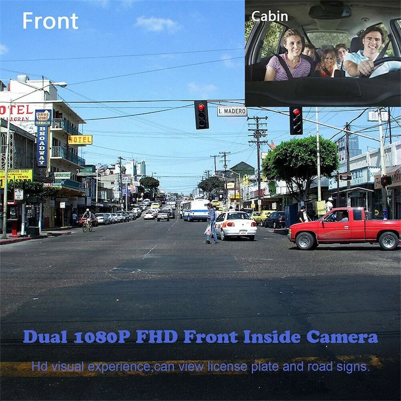 new 1080p hd dash camera with g sensor, parking monitor & night vision (copy)