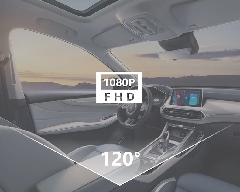 4k dual dash cam – sony imx678pl gps wi‑fi 1080p rear camera & night vision (copy)