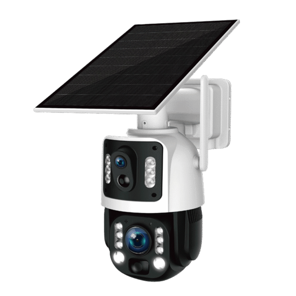 Dual Lens Solar Optical Zoom PTZ Camera with 36X Zoom - Your Security ...
