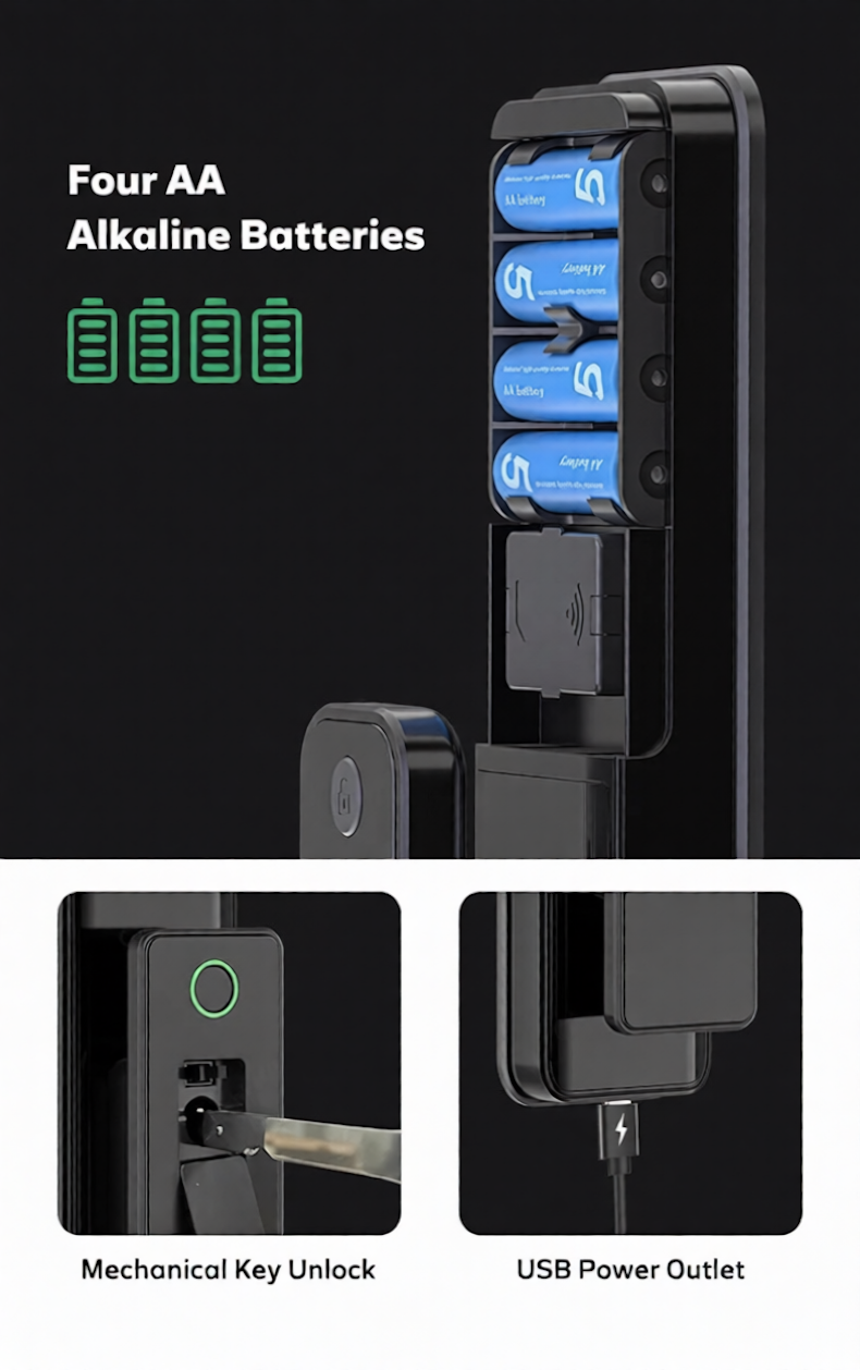 tuya smart lock with ultra fast fingerprint & silent access g1