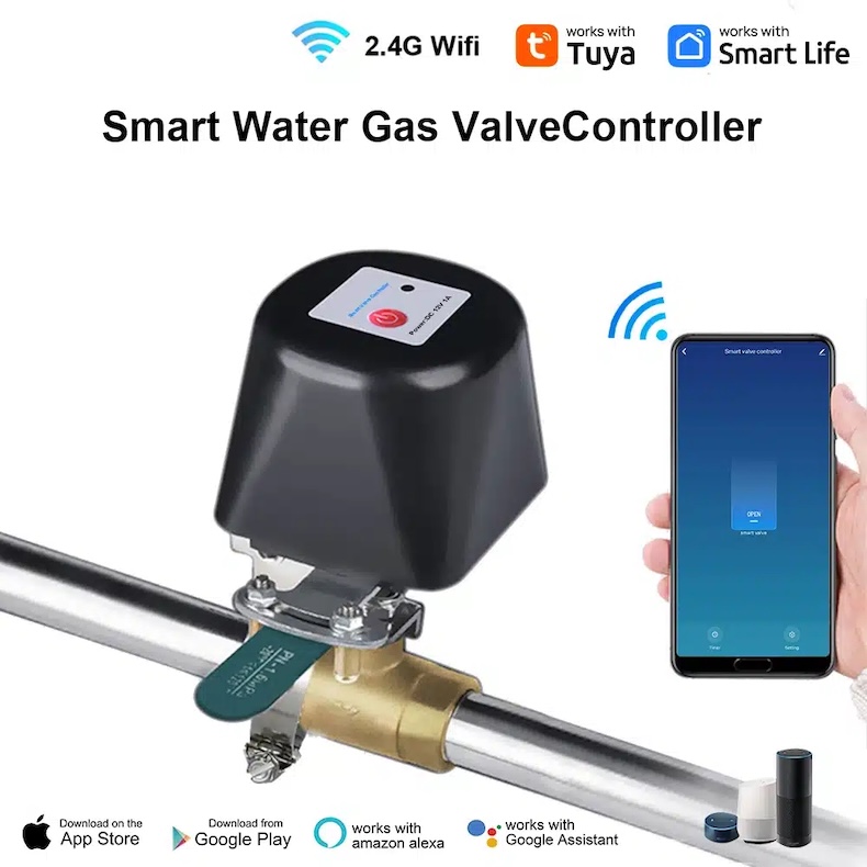 tuya wifi irrigation valve with smart life app