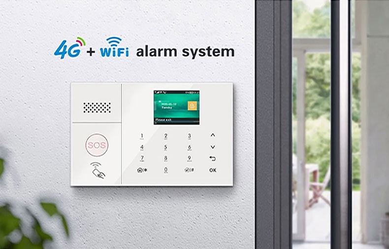 wifi gsm alarm system – 3.5" lcd touch screen model: gw2